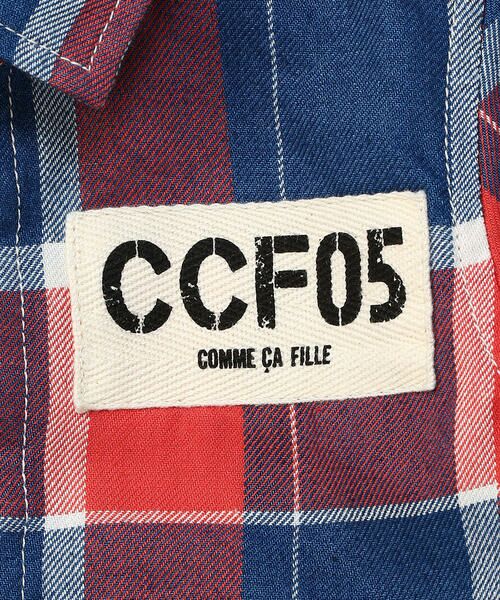 COMME CA FILLE / コムサ・フィユ ベビー・キッズグッズ | インディゴチェックシャツ | 詳細4