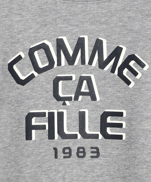 COMME CA FILLE / コムサ・フィユ スウェット | 〔140cm〜〕ロゴプリントトレーナー | 詳細5