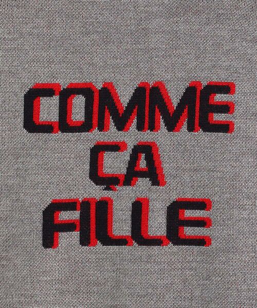 COMME CA FILLE / コムサ・フィユ ブルゾン | ロゴ×ボーダー リバーシブルブルゾン | 詳細6