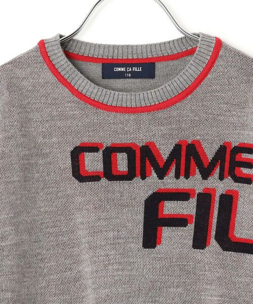 COMME CA FILLE / コムサ・フィユ ニット・セーター | ロゴ ニットプルオーバー | 詳細2