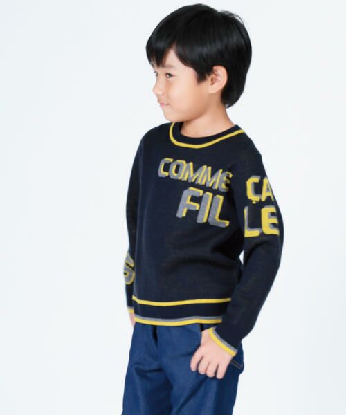COMME CA FILLE / コムサ・フィユ ニット・セーター | ロゴ ニットプルオーバー | 詳細8