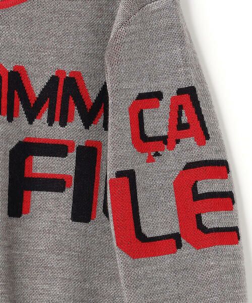 COMME CA FILLE / コムサ・フィユ ニット・セーター | 〔140cm〜〕ロゴ ニットプルオーバー | 詳細4