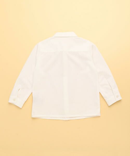 COMME CA FILLE / コムサ・フィユ シャツ・ブラウス | 台襟付き半袖シャツ | 詳細1