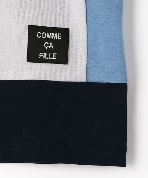 COMME CA FILLE / コムサ・フィユ Tシャツ | マルチブロッキングＴシャツ | 詳細4