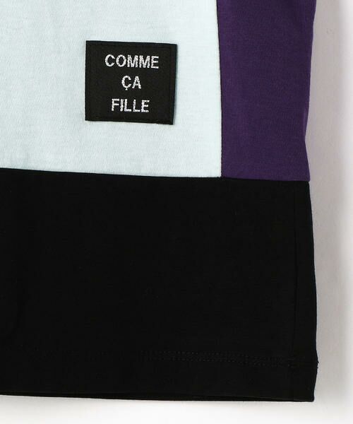 COMME CA FILLE / コムサ・フィユ Tシャツ | 〔140cm〜〕マルチブロッキングＴシャツ | 詳細4