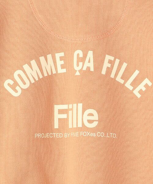 COMME CA FILLE / コムサ・フィユ スウェット | 三本針 ロゴプリントトレーナー | 詳細6