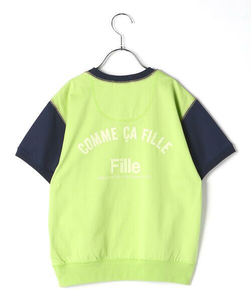 COMME CA FILLE / コムサ・フィユ Tシャツ | 〔140cm〜〕配色３本針Ｔシャツ | 詳細1