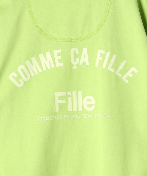 COMME CA FILLE / コムサ・フィユ Tシャツ | 〔140cm〜〕配色３本針Ｔシャツ | 詳細5
