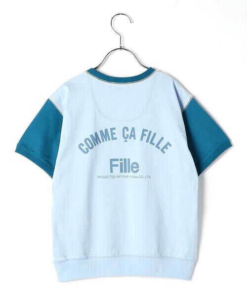 COMME CA FILLE / コムサ・フィユ Tシャツ | 〔140cm〜〕配色３本針Ｔシャツ | 詳細7