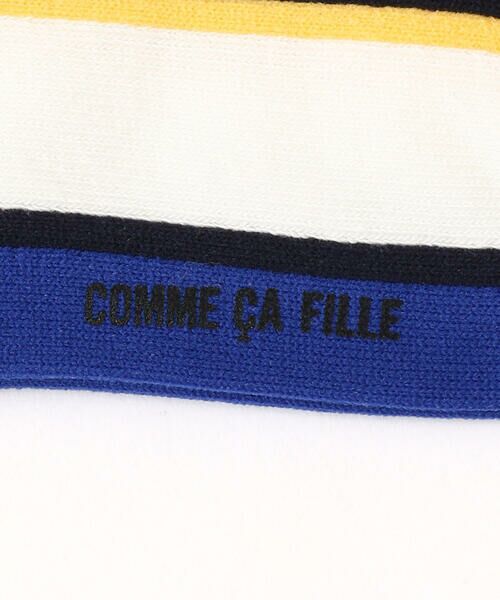 COMME CA FILLE / コムサ・フィユ ソックス | ランダムストライプクルーソックス | 詳細4