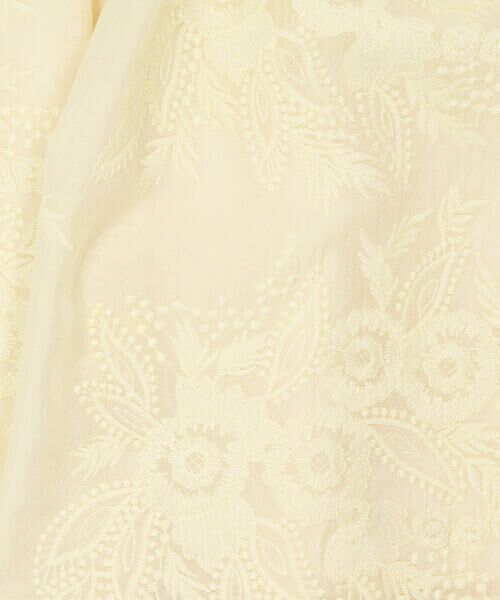 COMME CA FILLE / コムサ・フィユ ロング・マキシ丈ワンピース | フラワー刺繍ローン ドレス | 詳細6