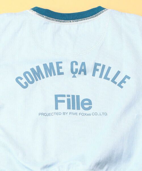 COMME CA FILLE / コムサ・フィユ ベビー・キッズグッズ | 配色３本針Ｔシャツ | 詳細4