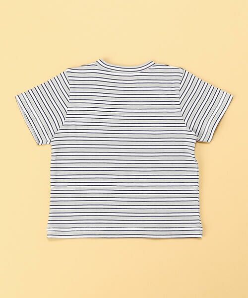 COMME CA FILLE / コムサ・フィユ ベビー・キッズグッズ | 天竺ボーダー 半袖Ｔシャツ | 詳細1