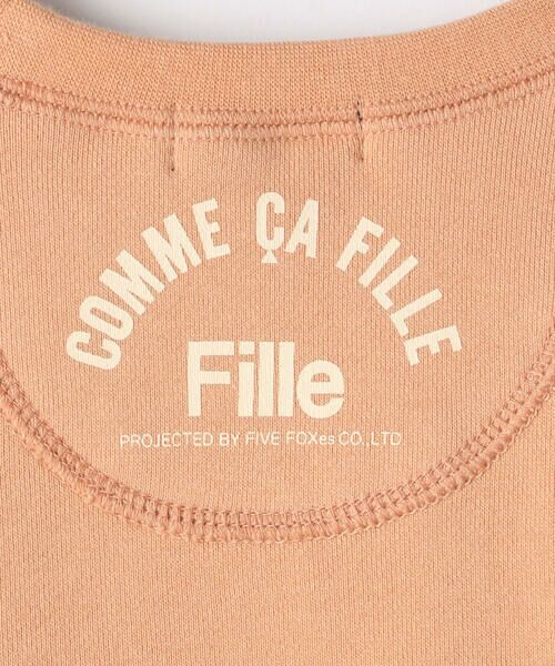 COMME CA FILLE / コムサ・フィユ スウェット | カンガルーポケット３本針トレーナー | 詳細5