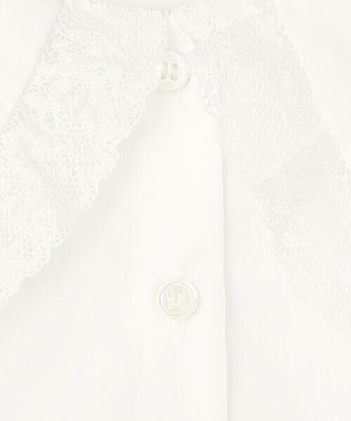 COMME CA FILLE / コムサ・フィユ シャツ・ブラウス | 大きな襟の白い セーラーカラーブラウス | 詳細4