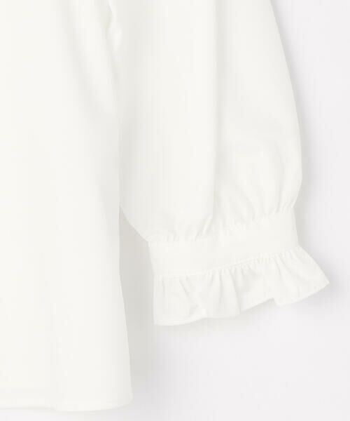 COMME CA FILLE / コムサ・フィユ シャツ・ブラウス | 大きな襟の白いブラウス | 詳細3