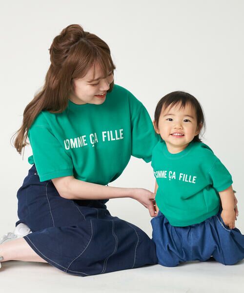 COMME CA FILLE / コムサ・フィユ Tシャツ | ミニ裏毛 半袖トレーナー | 詳細16