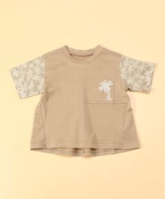 コットン天竺 メッシュＴシャツ