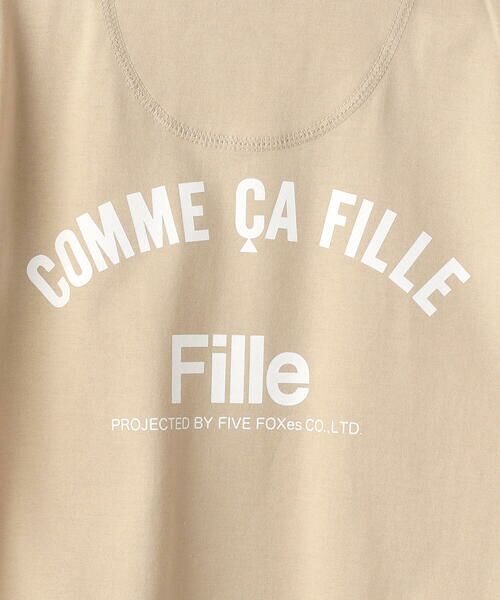 COMME CA FILLE / コムサ・フィユ Tシャツ | 度詰め天竺 プリントＴシャツ | 詳細3