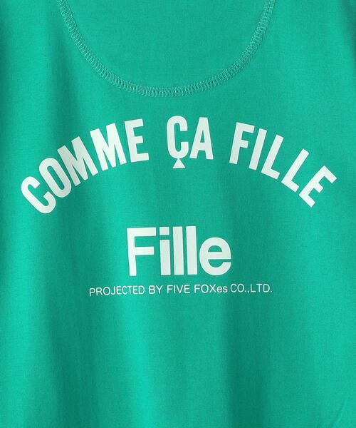 COMME CA FILLE / コムサ・フィユ Tシャツ | 度詰め天竺 プリントＴシャツ | 詳細9