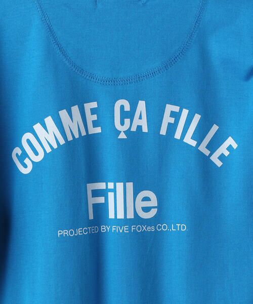 COMME CA FILLE / コムサ・フィユ Tシャツ | 度詰め天竺 プリントＴシャツ | 詳細10