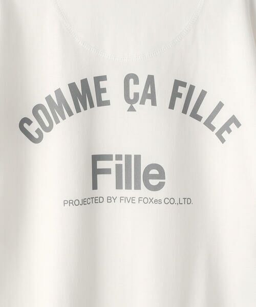 COMME CA FILLE / コムサ・フィユ Tシャツ | 〔140cm〜〕度詰め天竺 プリントＴシャツ | 詳細1