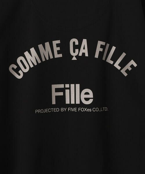 COMME CA FILLE / コムサ・フィユ Tシャツ | 〔140cm〜〕度詰め天竺 プリントＴシャツ | 詳細2