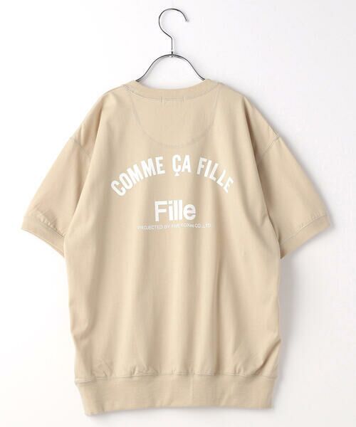 COMME CA FILLE / コムサ・フィユ Tシャツ | 〔140cm〜〕度詰め天竺 プリントＴシャツ | 詳細3