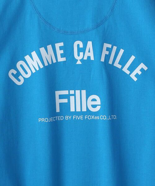 COMME CA FILLE / コムサ・フィユ Tシャツ | 〔140cm〜〕度詰め天竺 プリントＴシャツ | 詳細10