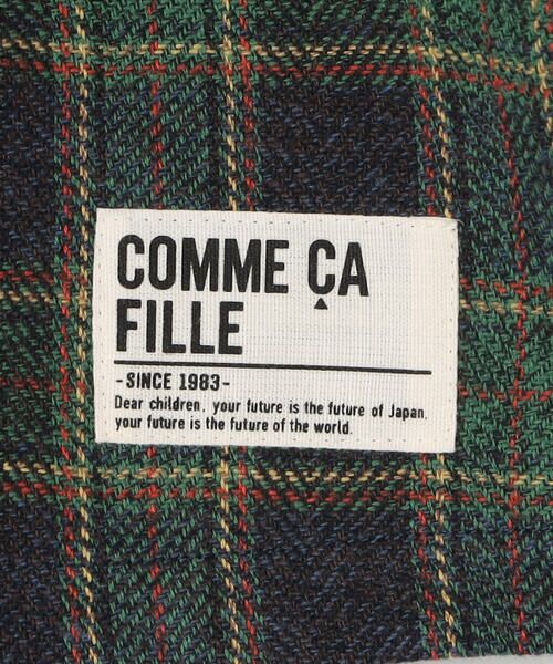 COMME CA FILLE / コムサ・フィユ シャツ・ブラウス | ツイーディーコットンチェック ＣＰＯシャツ | 詳細7