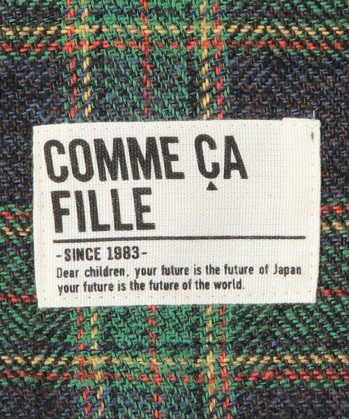 COMME CA FILLE / コムサ・フィユ シャツ・ブラウス | 〔140cm〜〕ツイーディーコットンチェック ＣＰＯシャツ | 詳細6