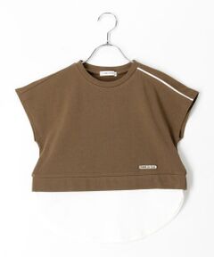 鹿の子 レイヤード風Ｔシャツ