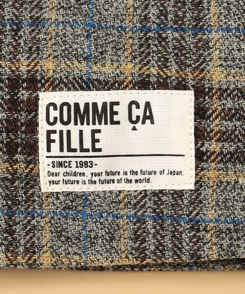 COMME CA FILLE / コムサ・フィユ シャツ・ブラウス | ツイーディーコットンチェック ＣＰＯシャツ | 詳細5