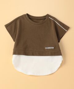 鹿の子 レイヤード風Ｔシャツ