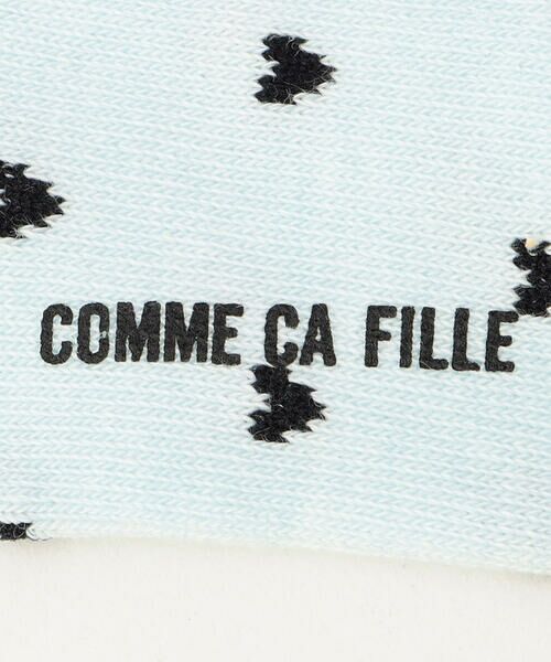 COMME CA FILLE / コムサ・フィユ ソックス | ハート柄配色 クルーソックス | 詳細4