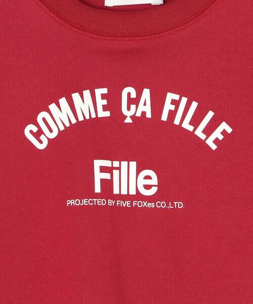 COMME CA FILLE / コムサ・フィユ Tシャツ | 天竺 三本針半袖Tシャツ | 詳細6