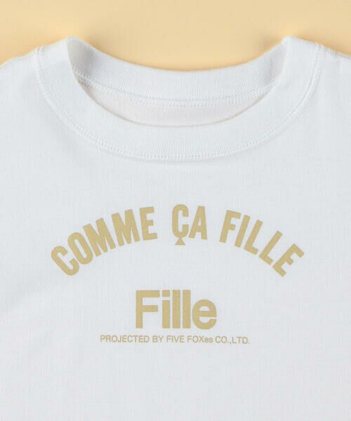 COMME CA FILLE / コムサ・フィユ ベビー・キッズグッズ | 天竺 三本針半袖Tシャツ | 詳細2