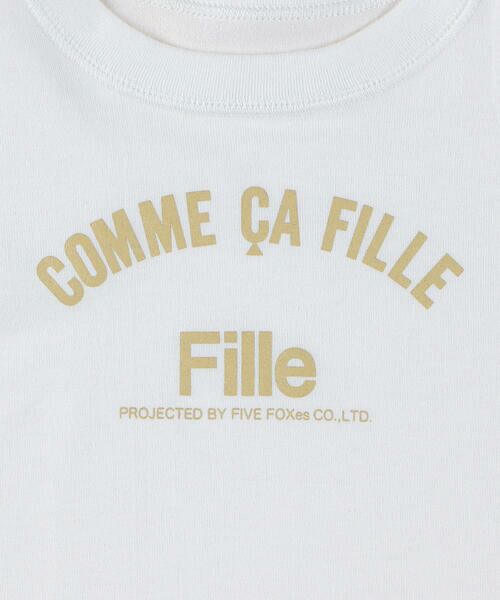 COMME CA FILLE / コムサ・フィユ ベビー・キッズグッズ | 天竺 三本針半袖Tシャツ | 詳細5