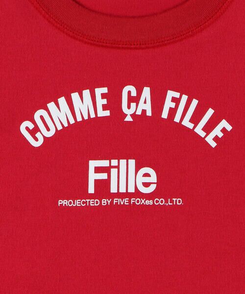 COMME CA FILLE / コムサ・フィユ ベビー・キッズグッズ | 天竺 三本針半袖Tシャツ | 詳細6