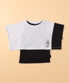 【レイヤード】天竺Tシャツ タンクトップセット