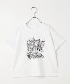 天竺 プリントTシャツ