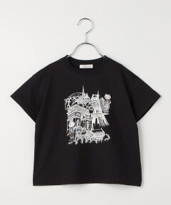 天竺 プリントTシャツ