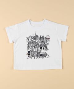 天竺 プリントTシャツ