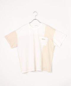 〔 140cm〜 〕 ブロッキング Tシャツ