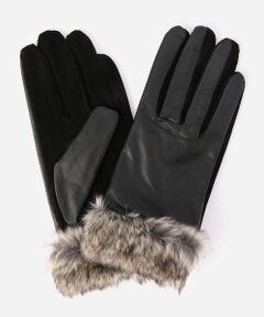 COMME CA ISM / コムサイズム 手袋 | ラムレザー×ピッグスエードグローブ