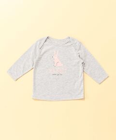 動物プリントの長袖Ｔシャツ