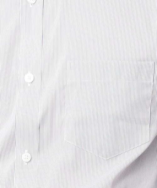 COMME CA ISM / コムサイズム シャツ・ブラウス | レギュラーカラー長袖ドレスシャツヘアラインストライプ | 詳細1