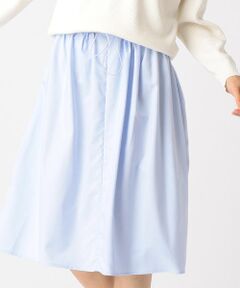 COMME CA ISM / コムサイズム ミニ・ひざ丈スカート | ドロスト　ギャザースカート