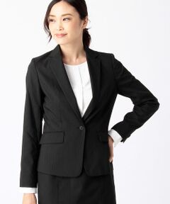 COMME CA ISM / コムサイズム セットアップ | シャドーストライプ　テーラードジャケット【セットアップ対応】