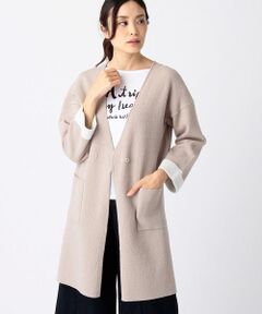 COMME CA ISM / コムサイズム カーディガン・ボレロ | ノーカラーコーディガン